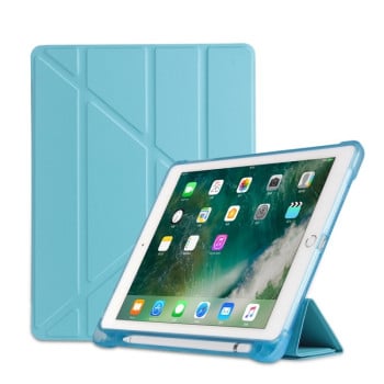 Чохол-книга Multi-folding для iPad 9.7 (2018) / 9.7 (2017) / air / air2 - блакитний