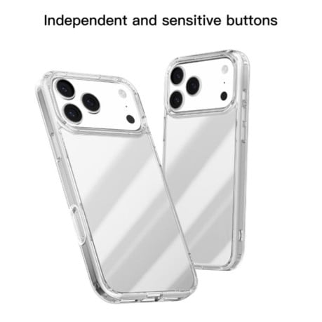 Силиконовый чехол Mutural Ice Series на iPhone 17 - прозрачный