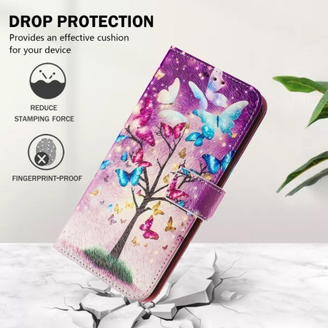 Чохол-книжка Colored Drawing Pattern для iPhone 16e - кольоровий