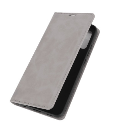 Чохол-книжка Retro-skin Business Magnetic Samsung Galaxy A02s - сірий