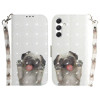 Чохол-книжка 3D Colored Horizontal на Samsung Galaxy S24+ 5G - Pug