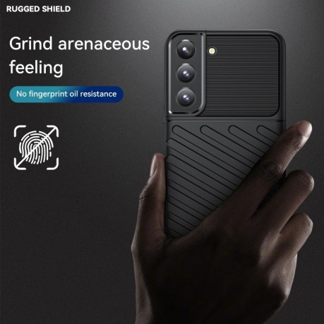 Противоударный чехол Thunderbolt на Samsung Galaxy S22 5G - черный