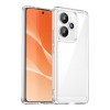 Противоударный чехол Colorful Acrylic Series с цветной силиконовой боковиной на Realme 15 Pro/15 — прозрачный