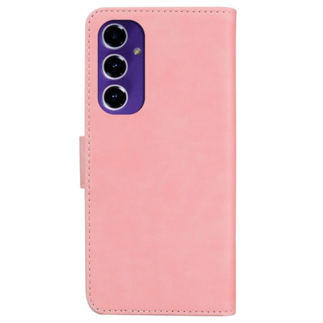 Чохол-книжка Pure Color Magnetic для Samsung Galaxy S24 FE 5G - рожевий