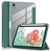 Чехол-книжка Transparent Acrylic для iPad mini 6 - зеленый