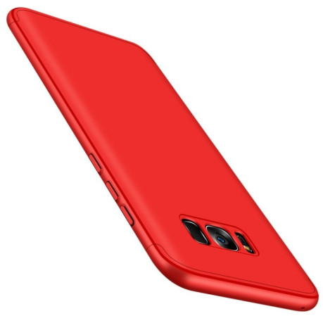 3D чохол GKK Three Stage Splicing Full Coverage Case на Samsung Galaxy S8/G950-червоний