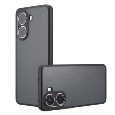 Противоударный чехол Armor Precise Hole PC Hybrid TPU для Xiaomi Redmi Turbo 4 / Xiaomi Poco X7 Pro - черный