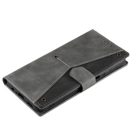 Чохол-книжка Stitching Skin Feel на Motorola Edge 60 Fusion - сірий