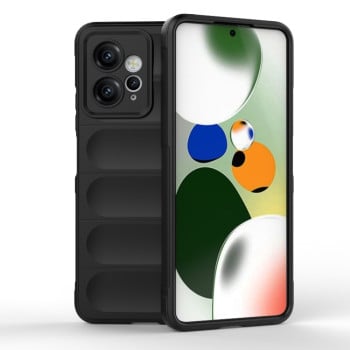 Силіконовий чохол Magic Flannel для Xiaomi Redmi Note 12 4G - чорний