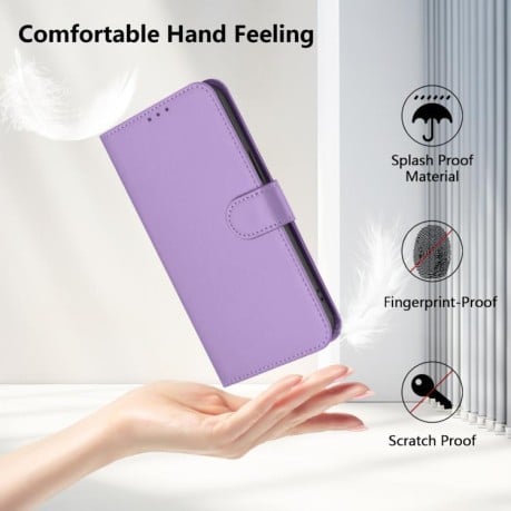 Чохол-книжка Skin Feel S-type для Xiaomi Redmi Note 14 Pro 5G/Poco X7 - фіолетовий