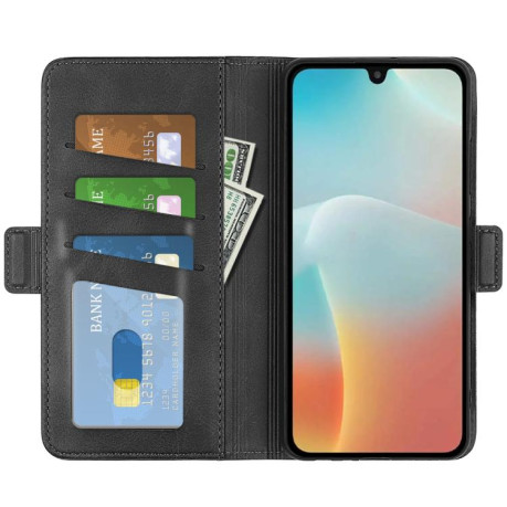 Чехол-книжка Dual-side Magnetic Buckle для на Samsung Galaxy M16 / F16 - черный