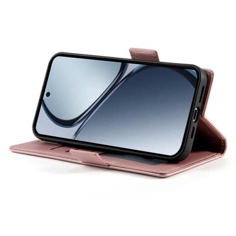 Чохол-книжка Side Buckle Magnetic Frosted Leather на Realme C75 / Realme 14x - золото