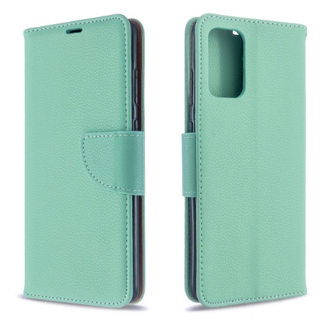 Чохол-книжка Litchi Texture Pure Color Samsung Galaxy S20 Ultra- зелений