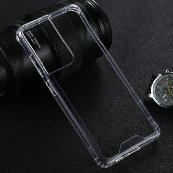 Противоударный чехол Four-corner для Samsung Galaxy S21 Ultra 5G - прозрачный