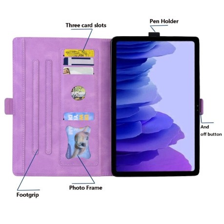 Чохол-книжка Love Butterfly Pattern для Xiaomi Pad 5/5 Pro - фіолетовий