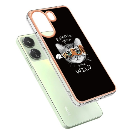 Противоударный чехол Electroplating IMD для Xiaomi Redmi 13C/Poco C65 - Growth
