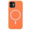 Протиударний чохол Nano Silicone (Magsafe) для iPhone 14/13 - помаранчевий