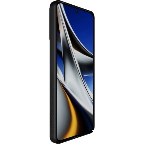 Противоударный чехол NILLKIN Black Mirror Series на Xiaomi Poco X4 Pro 5G - черный