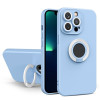 Противоударный чехол Contrast Color Holder для iPhone 14 Plus - фиолетовый
