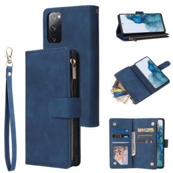 Чехол-книжка Zipper Wallet Bag на Samsung Galaxy S20 FE - синий