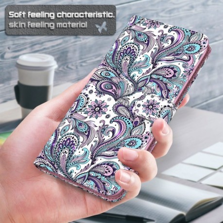Чехол-книжка 3D Painting для Samsung Galaxy A13 4G - Swirl Pattern