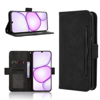Чехол-книжка Skin Feel Calf на Realme C100i 4G / C100x 4G — черные