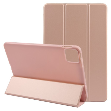 Чехол-книжка Litchi Texture для Xiaomi Pad 7 / Pad 7 Pro - розовое золото