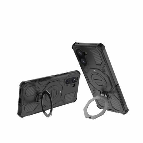 Противоударный чехол J-20 Solid Color MagSafe Magnetic на OnePlus Ace 5 Racing 5G / Nord CE5 - черный