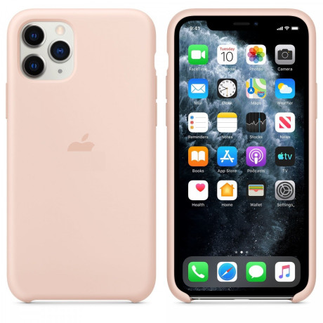 Силіконовий чохол Silicone Case Pink Sand на iPhone 11 Pro Max-преміальна якість