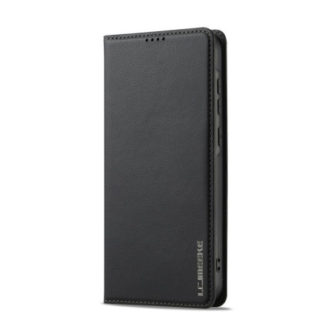 Чохол-книжка LC.IMEEKE L1 Series Frosted Fine Texture для Samsung Galaxy S25+ 5G - чорний