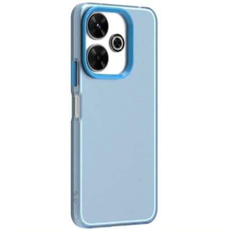 Противоударный чехол Candy Series для Xiaomi Poco M6 4G - синий