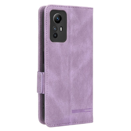 Чохол-книжка Magnetic Clasp Flip для Xiaomi Redmi Note 12S 4G - фіолетовий