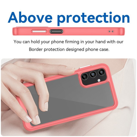 Противоударный чехол Colorful Acrylic Series для Samsung Galaxy A05s - красный