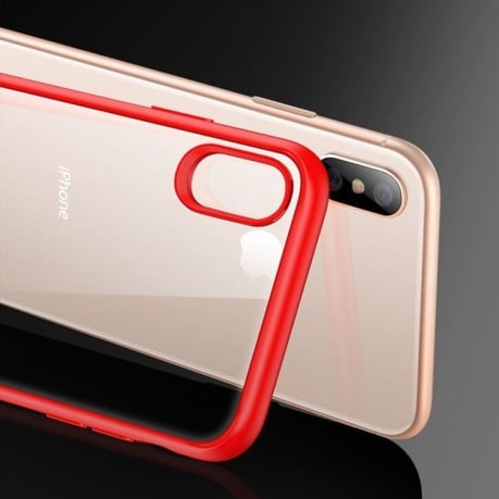 Ультратонкий чехол TOTUDESIGN Mirror на iPhone XR -красный
