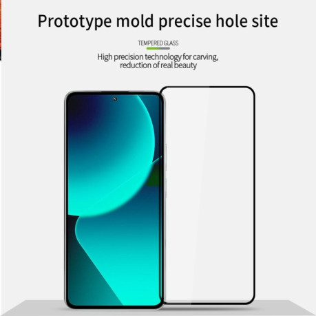 Защитное стекло PINWUYO 9H 3D Full Screen на Xiaomi 14T 5G / 14T Pro 5G - черное