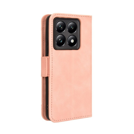 Чехол-книжка Skin Feel Calf на Xiaomi 14T - розовый