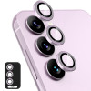 Захисне скло на камеру ENKAY Aluminium для Samsung Galaxy A24 4G/A25 5G - рожевий