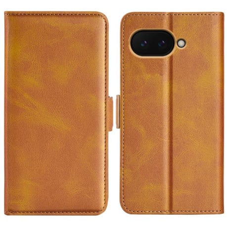 Чохол-книжка Dual-side Magnetic Buckle для Google Pixel 9a - жовтий