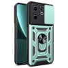 Противоударный чехол Sliding Camshield для Infinix Hot 40i / Smart 8 - зеленый