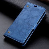 Чохол-книга Copper Buckle Side-corner Fixed Retro Texture на Samsung Galaxy S10e/G970-темно-синій