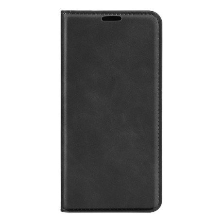 Чохол-книжка Retro Skin Feel Business Magnetic для iPhone 16e - чорний