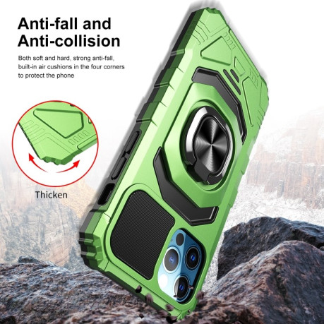 Противоударный чехол Union Armor Magnetic для iPhone 11 Pro Max - зеленый