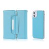Чехол-книжка Litchi Texture Buckle Detachable для iPhone 11 - голубой