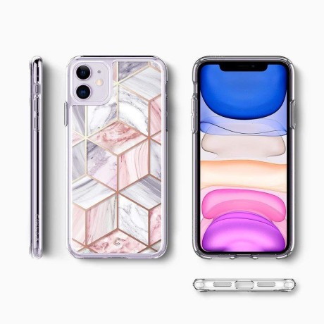 Чехол Spigen Ciel by Cyrill Etoile Collection для IPhone 11 Pink Marble