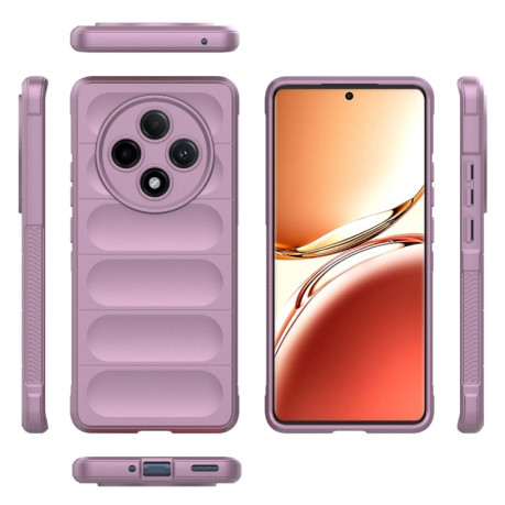 Силиконовый чехол Magic Flannel для OPPO A3 Pro 5G - фиолетовый