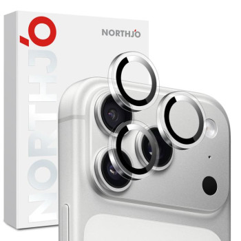 Защитное стекло на камеру NORTHJO Camera Lens Protector Clear Ring на iPhone 18 Pro / 18 Pro Max — прозрачный