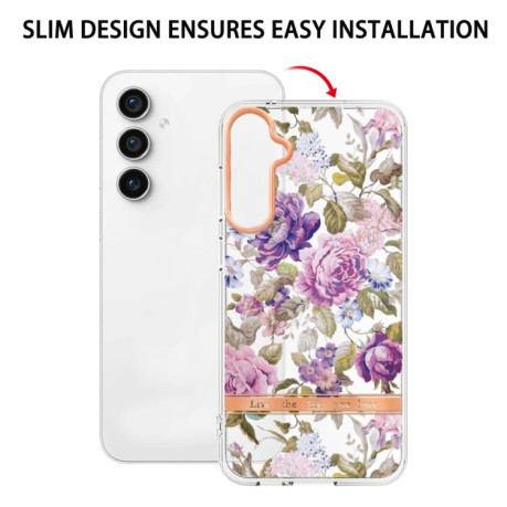 Протиударний чохол Flowers and Plants Series для Samsung Galaxy S23 FE 5G - Peony