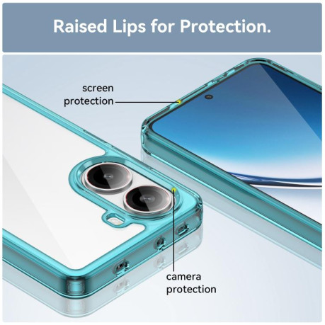 Протиударний чохол Colorful Acrylic Series для Xiaomi Poco X7 Pro - синій