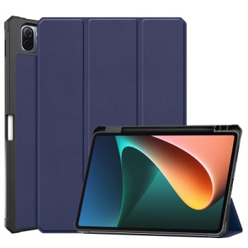 Чехол-книжка Custer Pattern Pure Color на Xiaomi Pad 5 / 5 Pro - синий