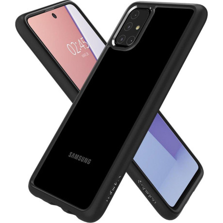 Оригинальный чехол Spigen Ultra Hybrid для Samsung Galaxy M31s Matte Black